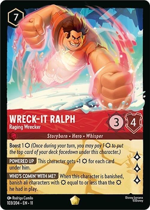 Wreck-It Ralph - Raging Wrecker (103/204) [Winterspell] - for just $0.65! 