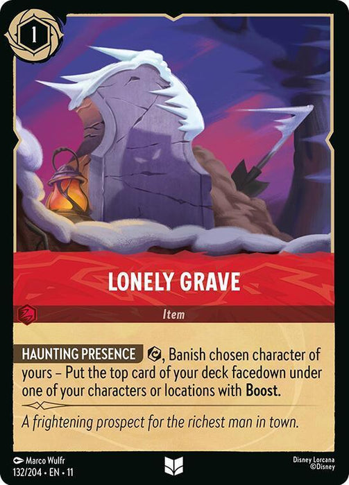 Lonely Grave (132/204) [Winterspell] - for just $0.10! 