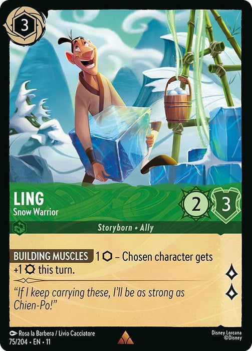 Ling - Snow Warrior (75/204) [Winterspell] - for just $0.10! 