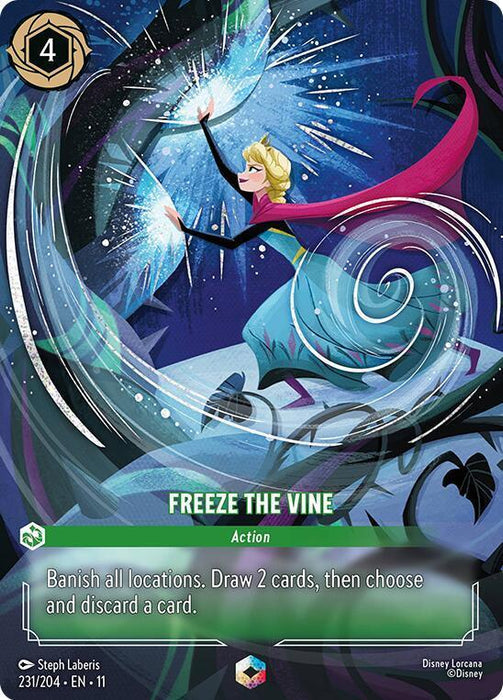 Freeze the Vine (Enchanted) (231/204) [Winterspell] - for just $37.15! 