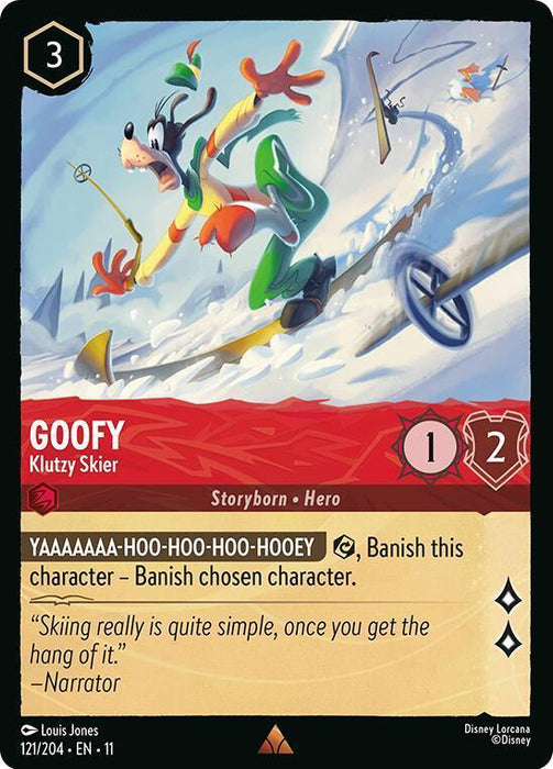 Goofy - Klutzy Skier (121/204) [Winterspell] - for just $0.10! 