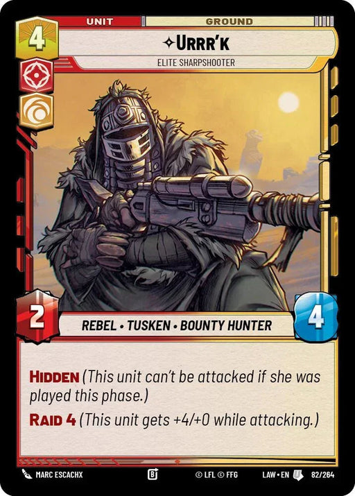 Urrr'k - Elite Sharpshooter (82/264) (82/264) [A Lawless Time] - for just $0.10! 