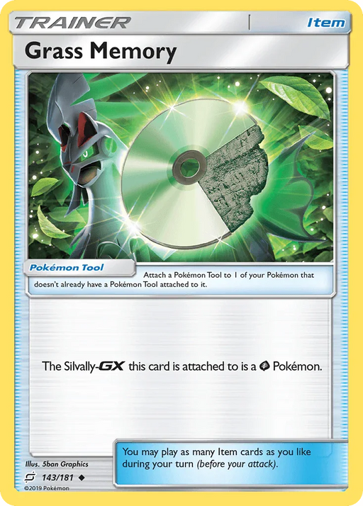 Grass Memory (143/181) [Sun & Moon: Team Up] - for just $0.10! 