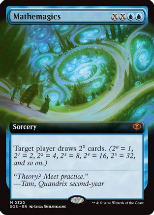 Mathemagics (Extended Art) (SOS-320) - Secrets of Strixhaven - for just $2.68! 