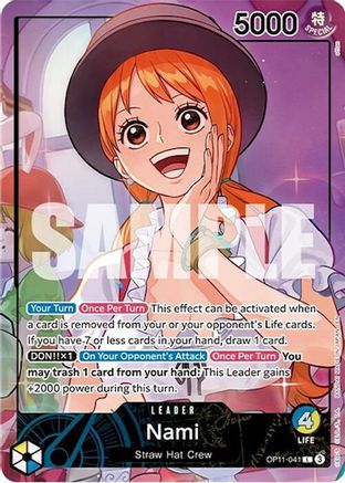 Nami (Whole Cake Island Arc) (OP11-041) - One Piece Promotion Cards Foil - for just $424.50! 