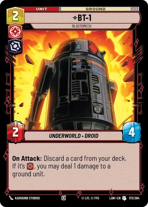 BT-1 - Blastomech (173/264) (173/264) [A Lawless Time] - for just $0.20! 