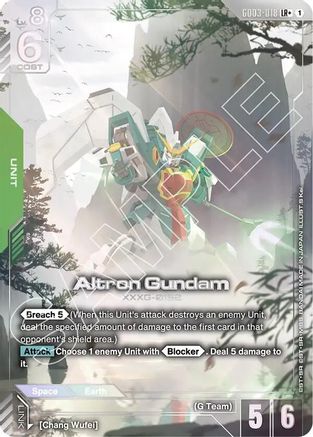 Altron Gundam (LR+) (GD03-018) - Steel Requiem Holofoil - for just $13.84! 