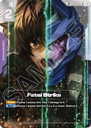 Fatal Strike (SP) (C+) (ST05-014) - Steel Requiem Holofoil - for just $39.78! 