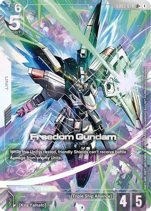 Freedom Gundam (GD03-070) (LR+) (GD03-070) - Steel Requiem Holofoil - for just $11.33! 