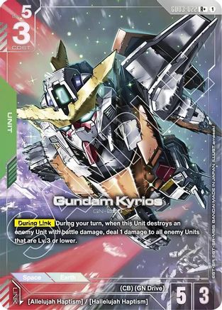 Gundam Kyrios (R+) (GD03-022) - Steel Requiem Holofoil - for just $3.72! 