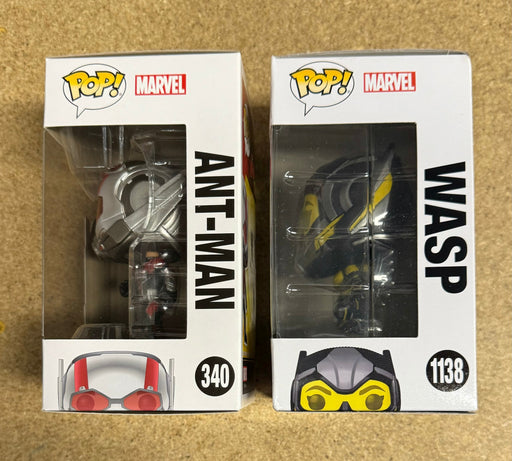 Funko Pop! Marvel Ant-Man And The Wasp #340 &1138 Quantumania Set Of 2 - for just $25! 