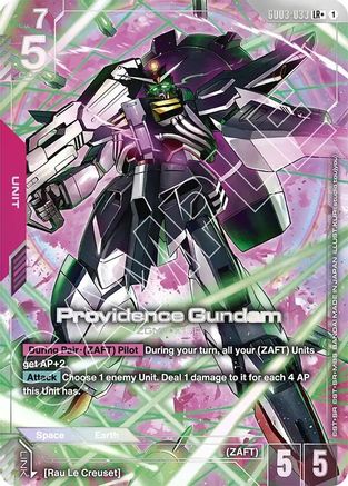 Providence Gundam (LR+) (GD03-033) - Steel Requiem Holofoil - for just $10.74! 