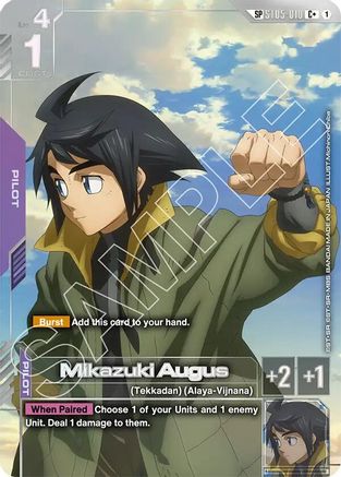 Mikazuki Augus (SP) (C+) (ST05-010) - Steel Requiem Holofoil - for just $7.74! 