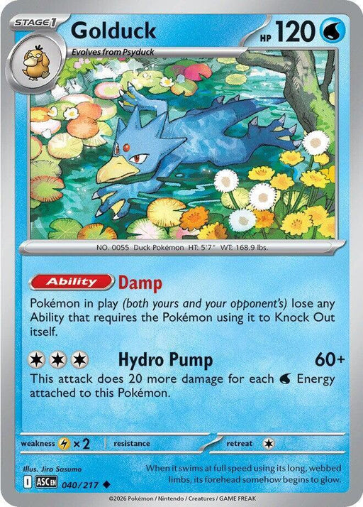 Golduck (040/217) [Mega Evolution: Ascended Heroes] - for just $0.10! 