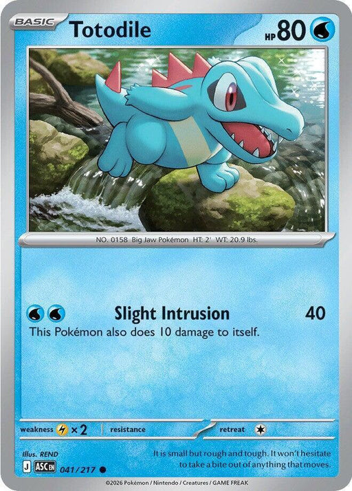 Totodile (041/217) [Mega Evolution: Ascended Heroes] - for just $0.10! 