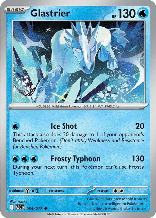Glastrier (054/217) [Mega Evolution: Ascended Heroes] - for just $0.10! 