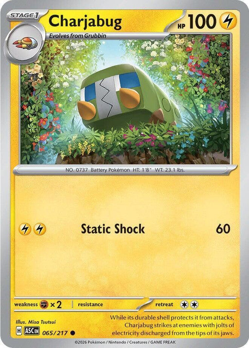 Charjabug (065/217) [Mega Evolution: Ascended Heroes] - for just $0.10! 