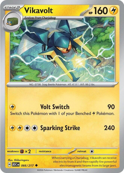 Vikavolt (066/217) [Mega Evolution: Ascended Heroes] - for just $0.10! 