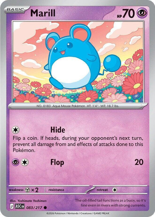 Marill (083/217) [Mega Evolution: Ascended Heroes] - for just $0.10! 