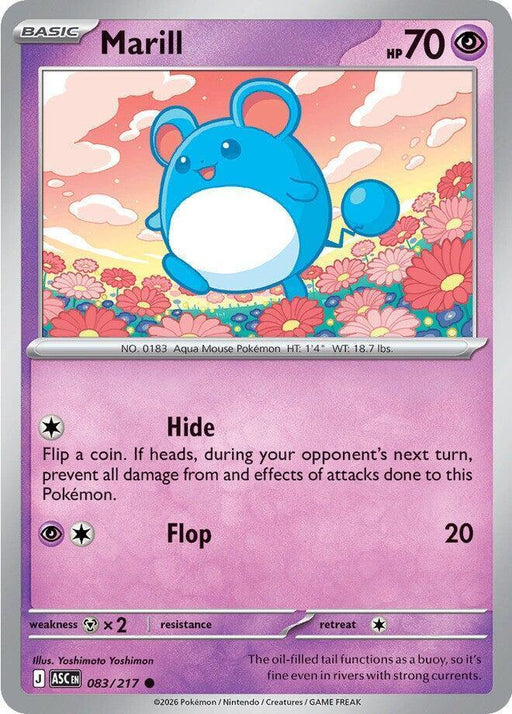 Marill (083/217) [Mega Evolution: Ascended Heroes] - for just $0.10! 