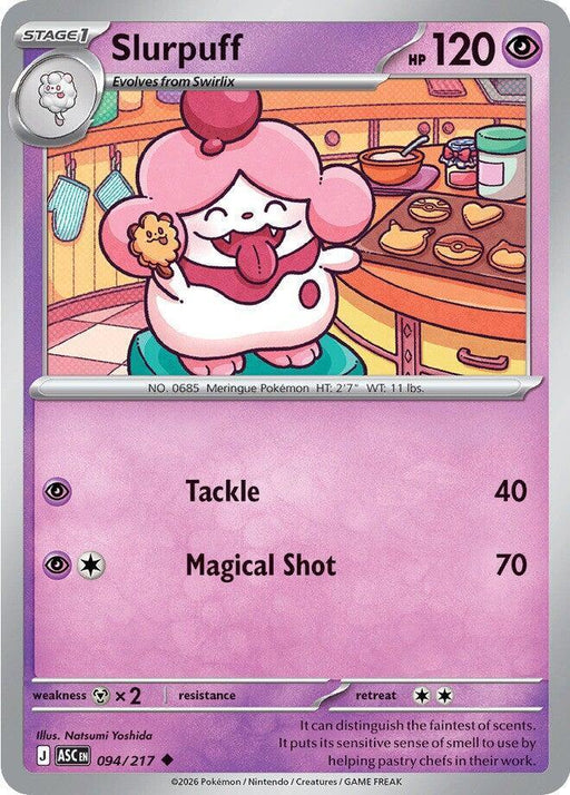 Slurpuff (094/217) [Mega Evolution: Ascended Heroes] - for just $0.10! 