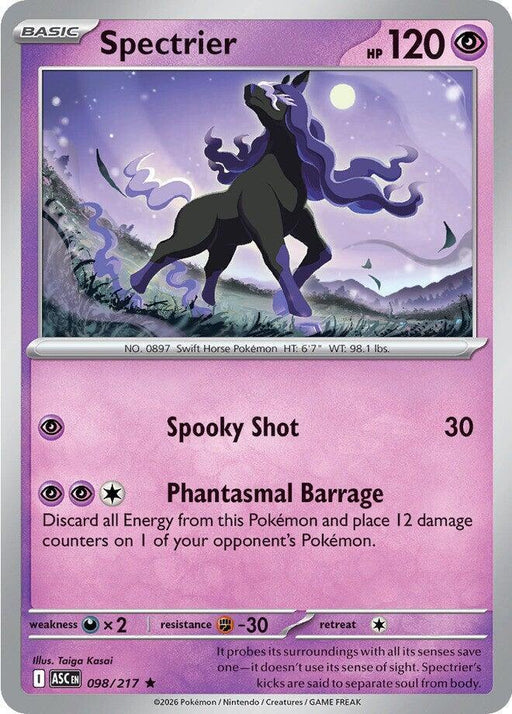 Spectrier (098/217) [Mega Evolution: Ascended Heroes] - for just $0.10! 