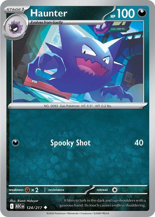 Haunter (124/217) [Mega Evolution: Ascended Heroes] - for just $0.10! 