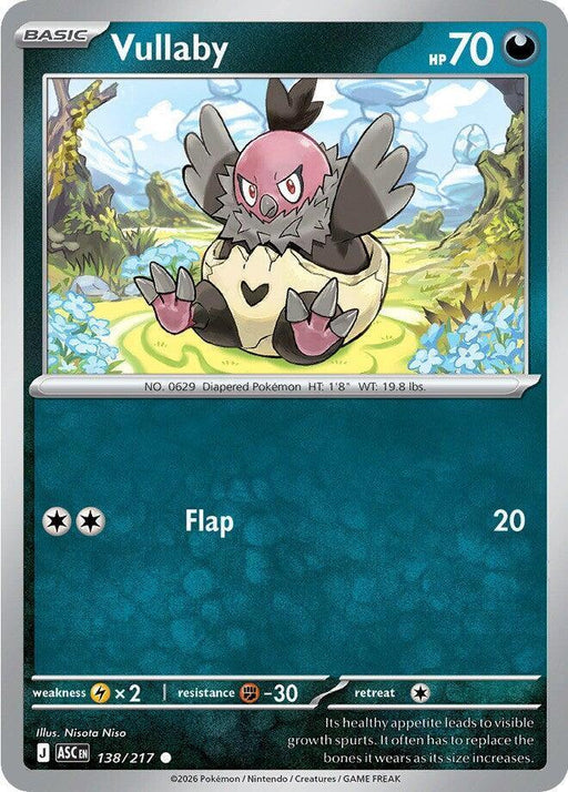 Vullaby (138/217) [Mega Evolution: Ascended Heroes] - for just $0.10! 