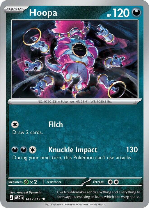 Hoopa (141/217) [Mega Evolution: Ascended Heroes] - for just $0.10! 
