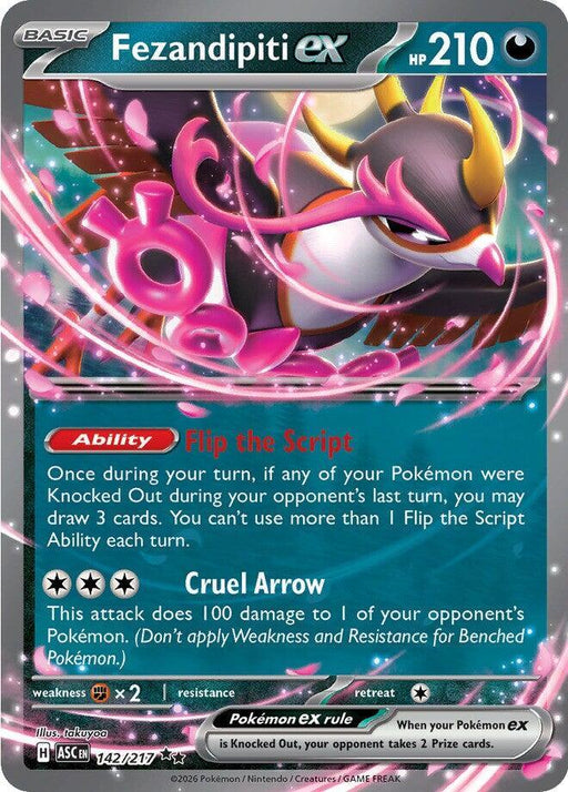 Fezandipiti ex (142/217) [Mega Evolution: Ascended Heroes] - for just $1.80! 