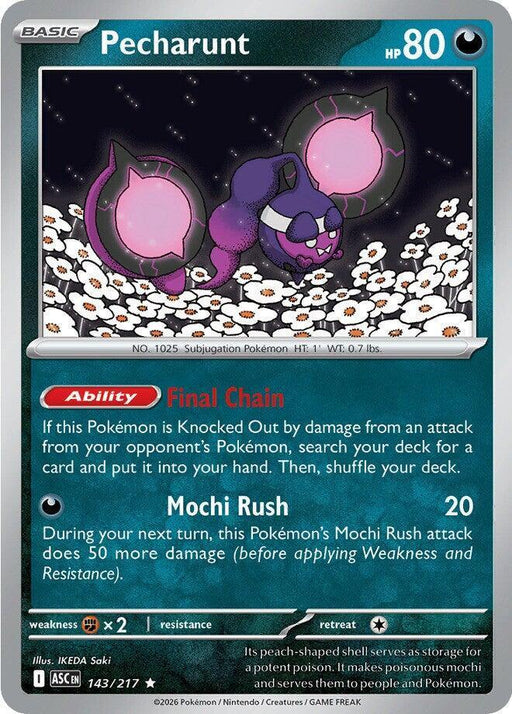 Pecharunt (143/217) [Mega Evolution: Ascended Heroes] - for just $0.10! 
