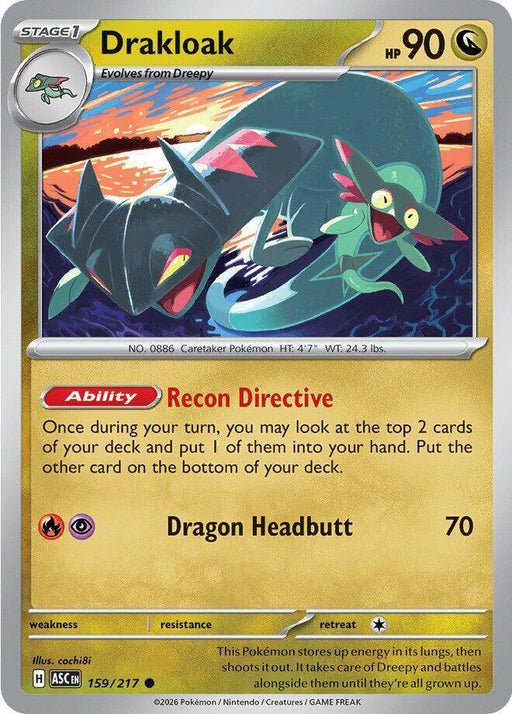 Drakloak (159/217) [Mega Evolution: Ascended Heroes] - for just $0.10! 