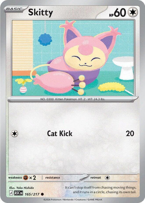Skitty (165/217) [Mega Evolution: Ascended Heroes] - for just $0.10! 