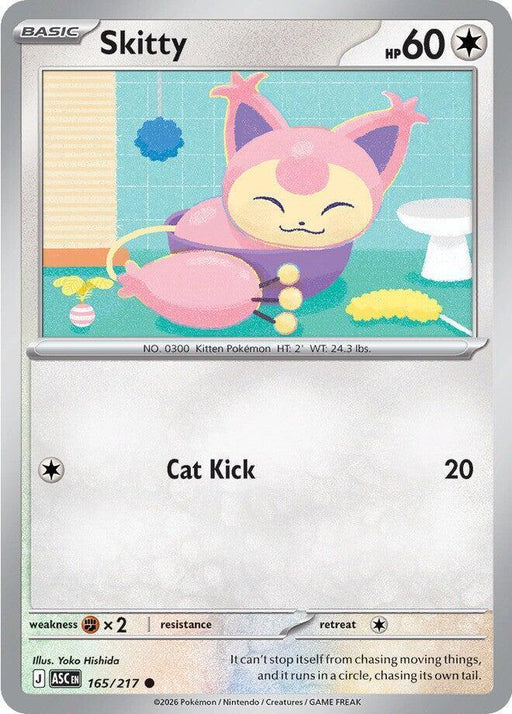 Skitty (165/217) [Mega Evolution: Ascended Heroes] - for just $0.10! 