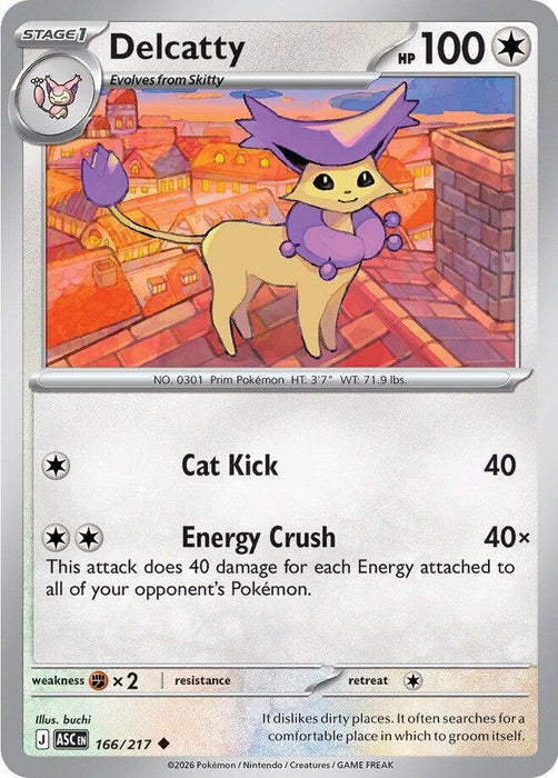 Delcatty (166/217) [Mega Evolution: Ascended Heroes] - for just $0.10! 