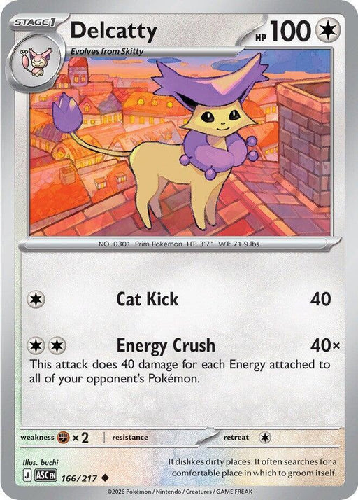 Delcatty (166/217) [Mega Evolution: Ascended Heroes] - for just $0.10! 