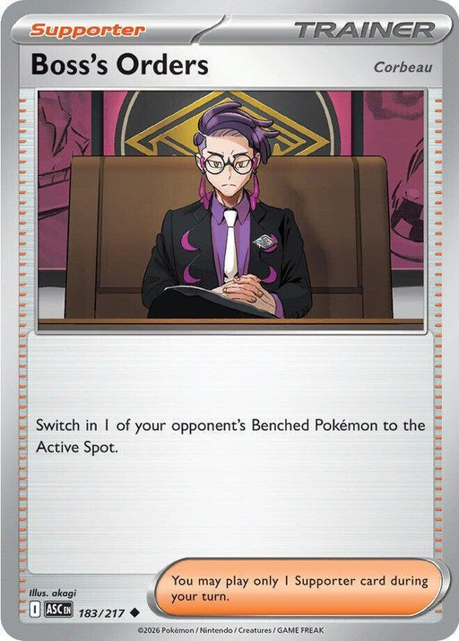 Boss's Orders [Corbeau] - 183/217 [Mega Evolution: Ascended Heroes] - for just $0.10! 