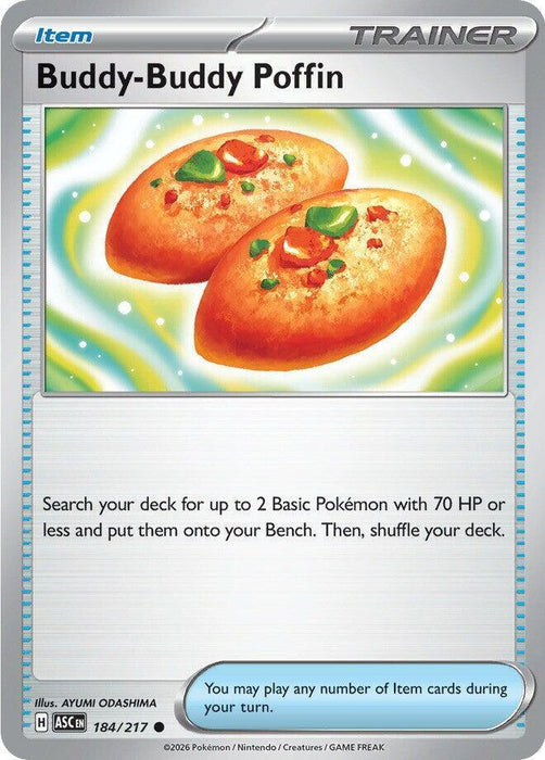 Buddy-Buddy Poffin (184/217) [Mega Evolution: Ascended Heroes] - for just $0.10! 