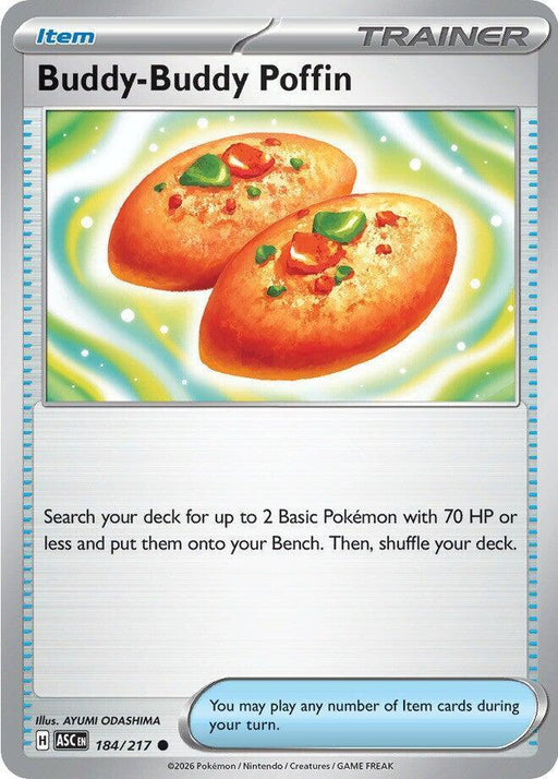 Buddy-Buddy Poffin (184/217) [Mega Evolution: Ascended Heroes] - for just $0.10! 