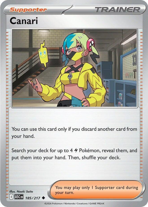 Canari (185/217) [Mega Evolution: Ascended Heroes] - for just $0.10! 