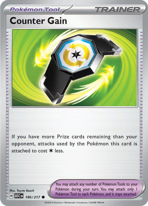Counter Gain (186/217) [Mega Evolution: Ascended Heroes] - for just $0.10! 