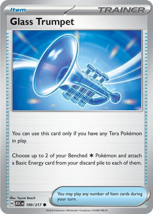 Glass Trumpet (189/217) [Mega Evolution: Ascended Heroes] - for just $0.10! 