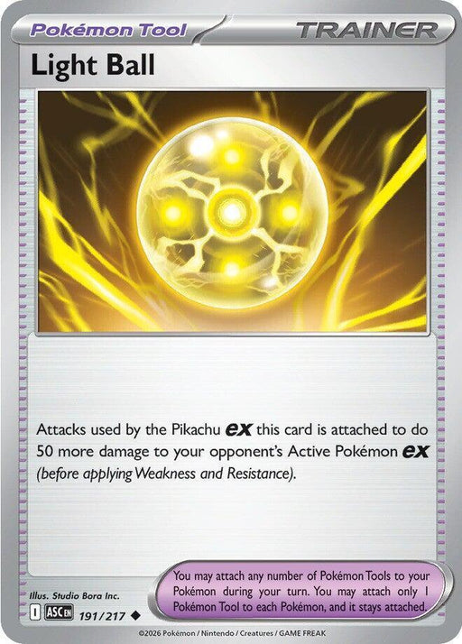 Light Ball (191/217) [Mega Evolution: Ascended Heroes] - for just $0.10! 