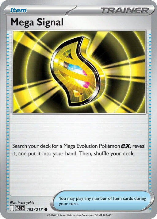 Mega Signal (193/217) [Mega Evolution: Ascended Heroes] - for just $0.10! 