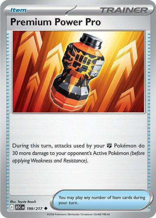 Premium Power Pro (199/217) [Mega Evolution: Ascended Heroes] - for just $0.10! 
