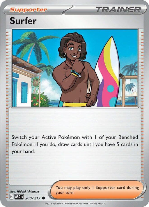 Surfer (200/217) [Mega Evolution: Ascended Heroes] - for just $0.10! 