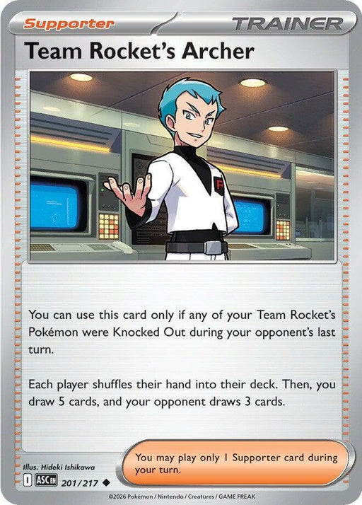 Team Rocket's Archer (201/217) [Mega Evolution: Ascended Heroes] - for just $0.10! 