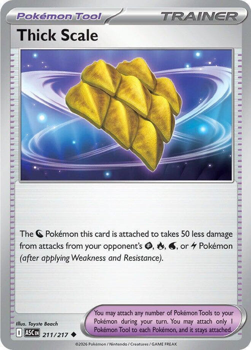 Thick Scale (211/217) [Mega Evolution: Ascended Heroes] - for just $0.10! 
