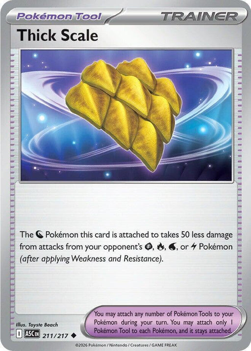 Thick Scale (211/217) [Mega Evolution: Ascended Heroes] - for just $0.10! 