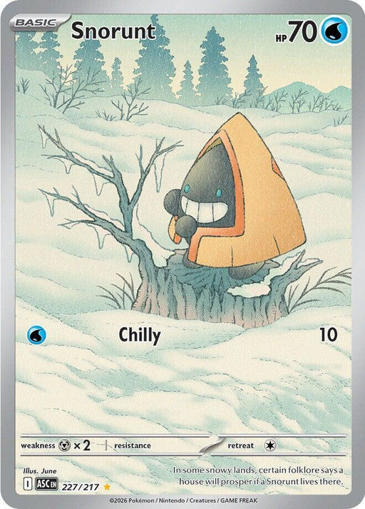 Snorunt (227/217) [Mega Evolution: Ascended Heroes] - for just $2.60! 